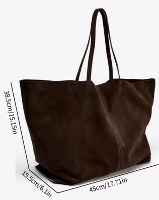 Stor shopper i ruskind