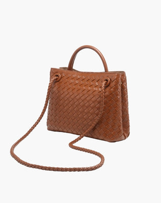 Liva Flettet Taske - 25 cm - Små tasker - Khaia