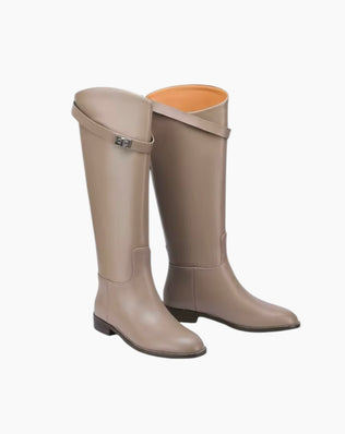 Jumping boots støvler med spænde/lås - Taupe / 38 - Støvler - Khaia