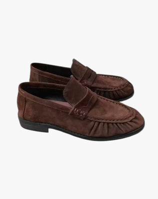 Loafers i ruskind