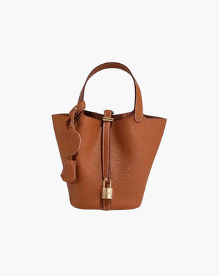 Bucket taske med hængelås