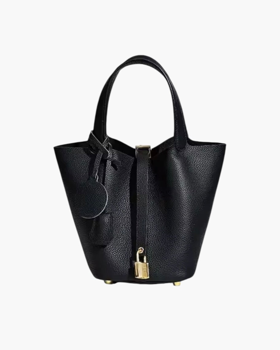 Bucket taske med hængelås