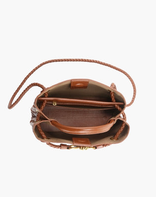 Liva Flettet Taske - 25 cm - Små tasker - Khaia