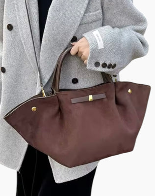 Mira Taske - Vegansk ruskind - Skuldertasker - Khaia