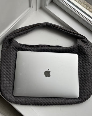 Jessica Flettet Taske - 47 cm - Skuldertasker