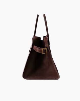 Lulu taske - 39 cm (ægte ruskind) - Håndtasker - Khaia