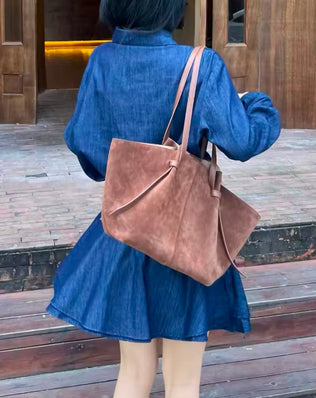 Nora Taske - Vegansk ruskind - Shoppere - Khaia