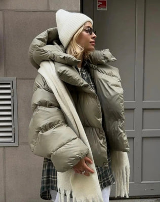 Kort Oversize Puffer Jakke - Jakker - Khaia