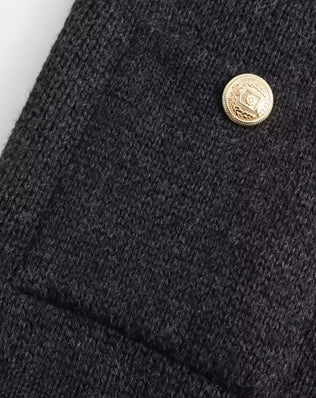 Agnes Cardigan Med Guldknapper - Cardigans - Khaia