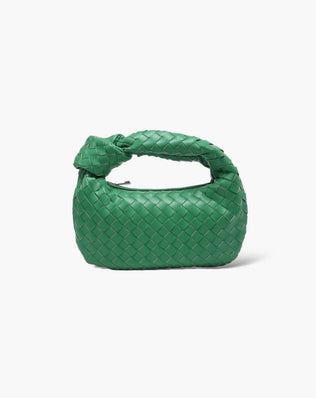 Fiona Flettet Taske - 26 cm - Grøn - Små tasker