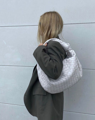 Fiona Flettet Taske - 46 cm - Skuldertasker