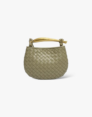 Ellie Flettet Taske - 25 cm - Oliven - Små tasker - Khaia