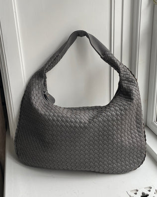 Jessica Flettet Taske - 47 cm - Skuldertasker