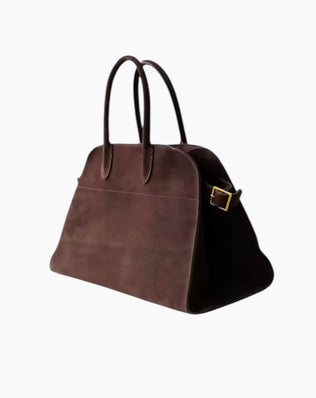 Lulu taske - 39 cm (ægte ruskind) - Håndtasker - Khaia