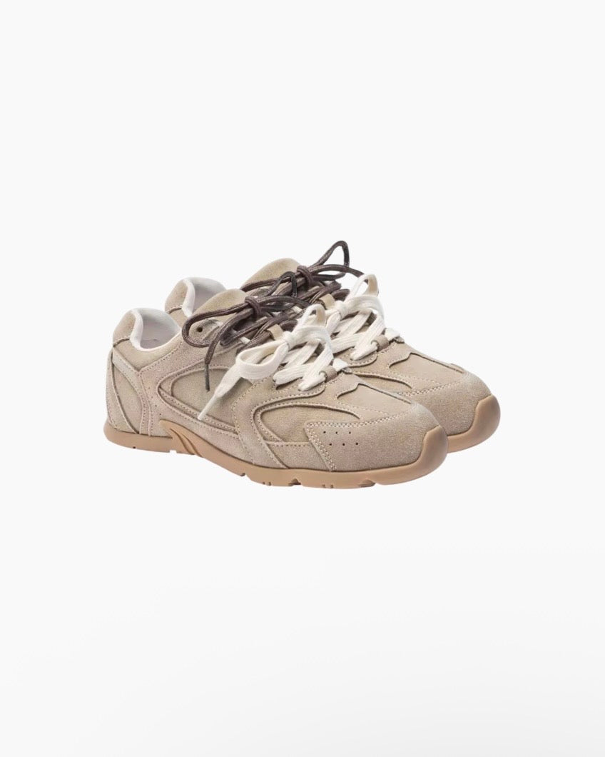 Sneakers i ruskind