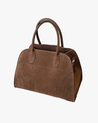 Lulu Taske - 33 cm (vegansk ruskind) - Håndtasker - Khaia