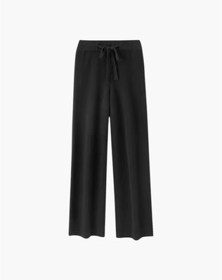 Bukser i uld med bindebånd