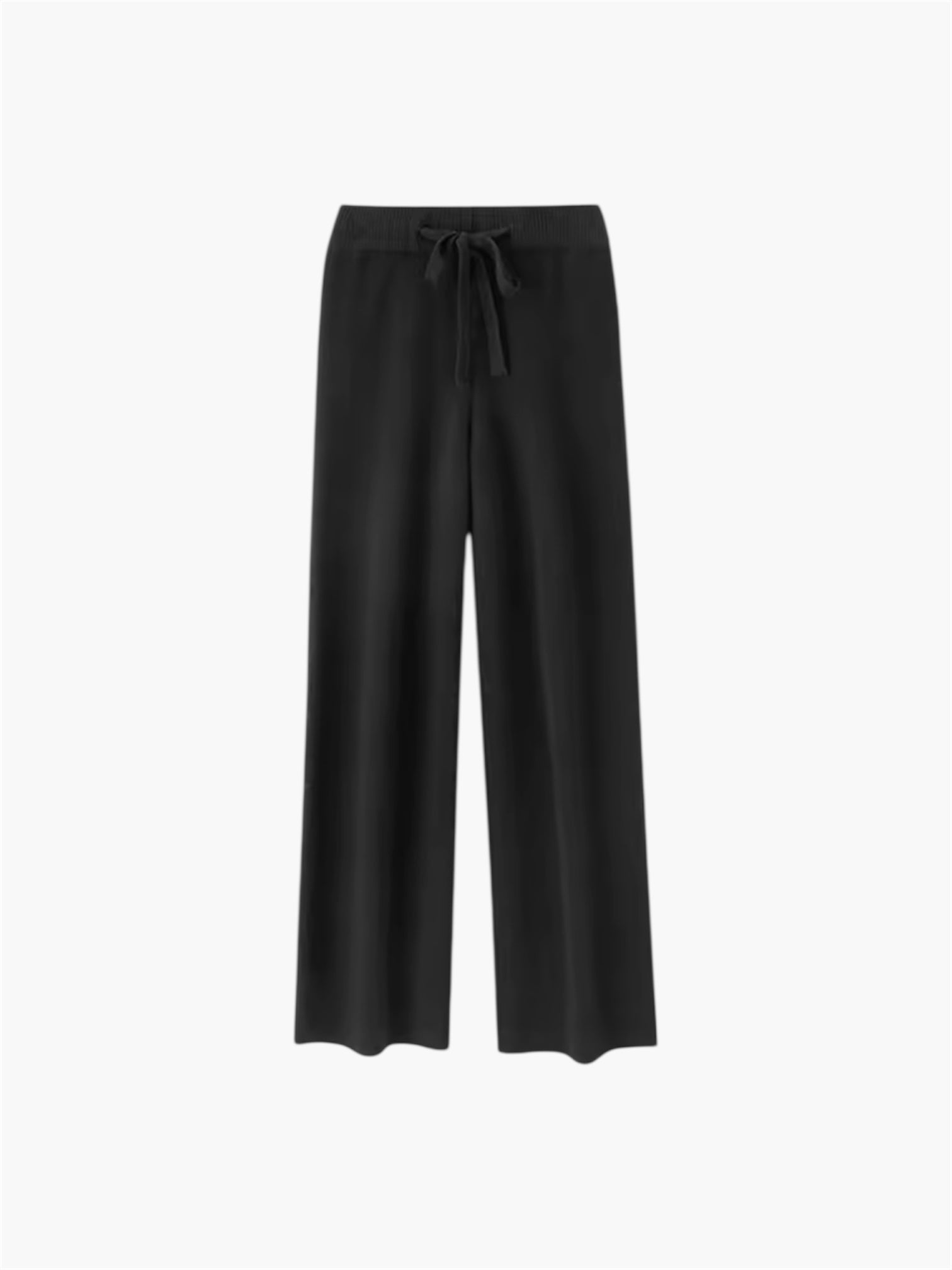 Bukser i uld med bindebånd