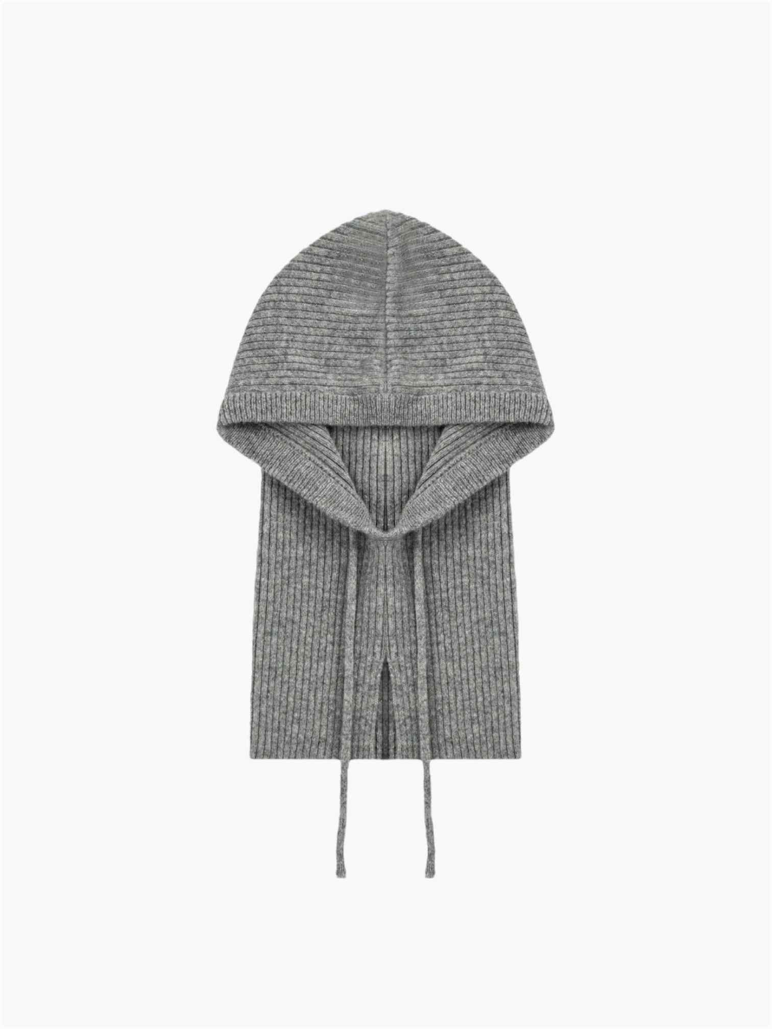 Balaclava i uld med snører