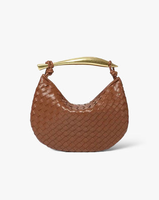 Ellie Flettet Taske - 27 cm - Brun - Små tasker - Khaia