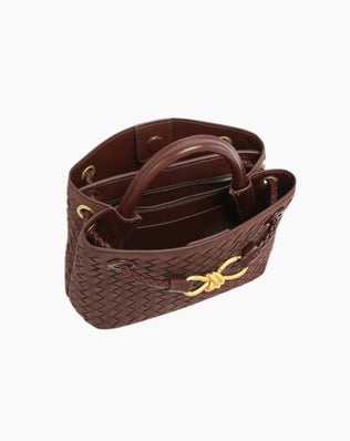 Liva Flettet Taske - Vegansk Ruskind - Små tasker - Khaia