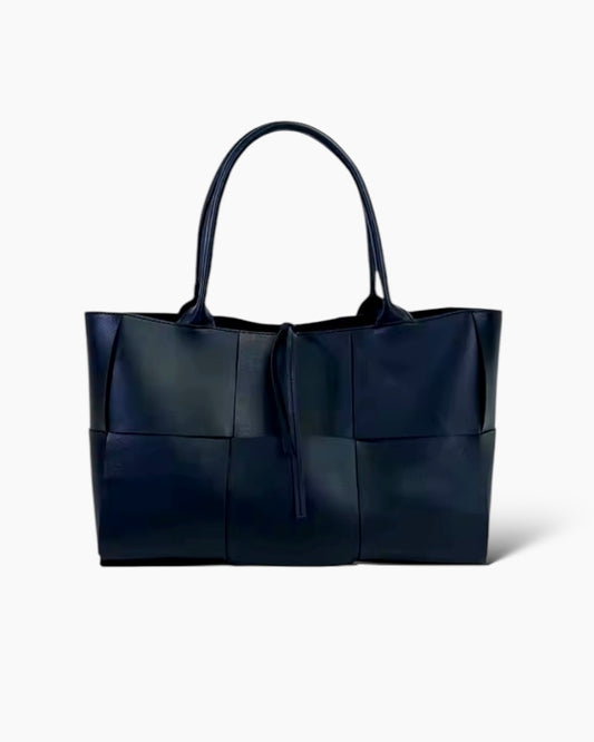 Petra Flettet Taske - 30 cm - Sort - Skuldertasker - Khaia