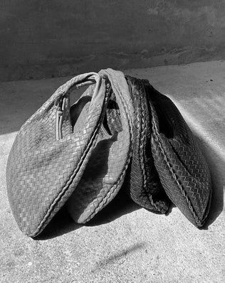 Jessica Flettet Taske - 47 cm - Skuldertasker