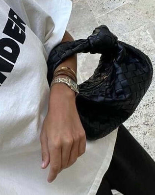 Fiona Flettet Taske - 26 cm - Små tasker