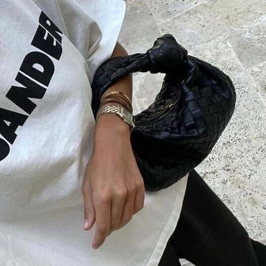 Fiona Flettet Taske - 26 cm - Små tasker