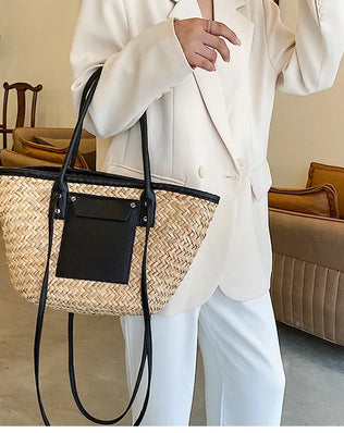 Mille Sivtaske Med Lomme - Skuldertasker - Khaia