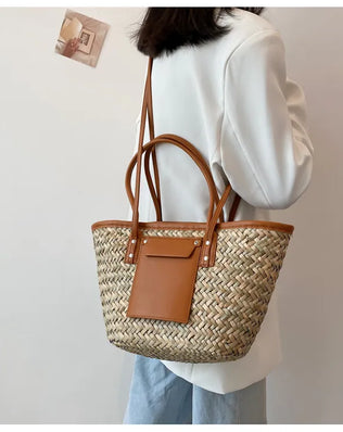 Mille Sivtaske Med Lomme - Skuldertasker - Khaia