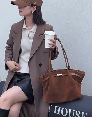 Stella Taske - Ruskind & Læder