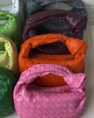 Fiona Flettet Taske - 26 cm