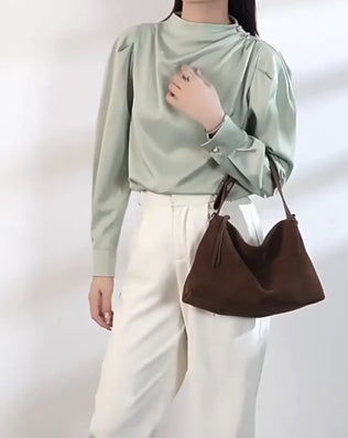 Evelyn Taske - Ægte ruskind